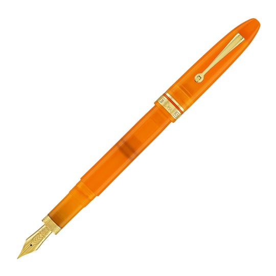 Omas Ogiva Fountain Pen in Arancione with Gold Trim