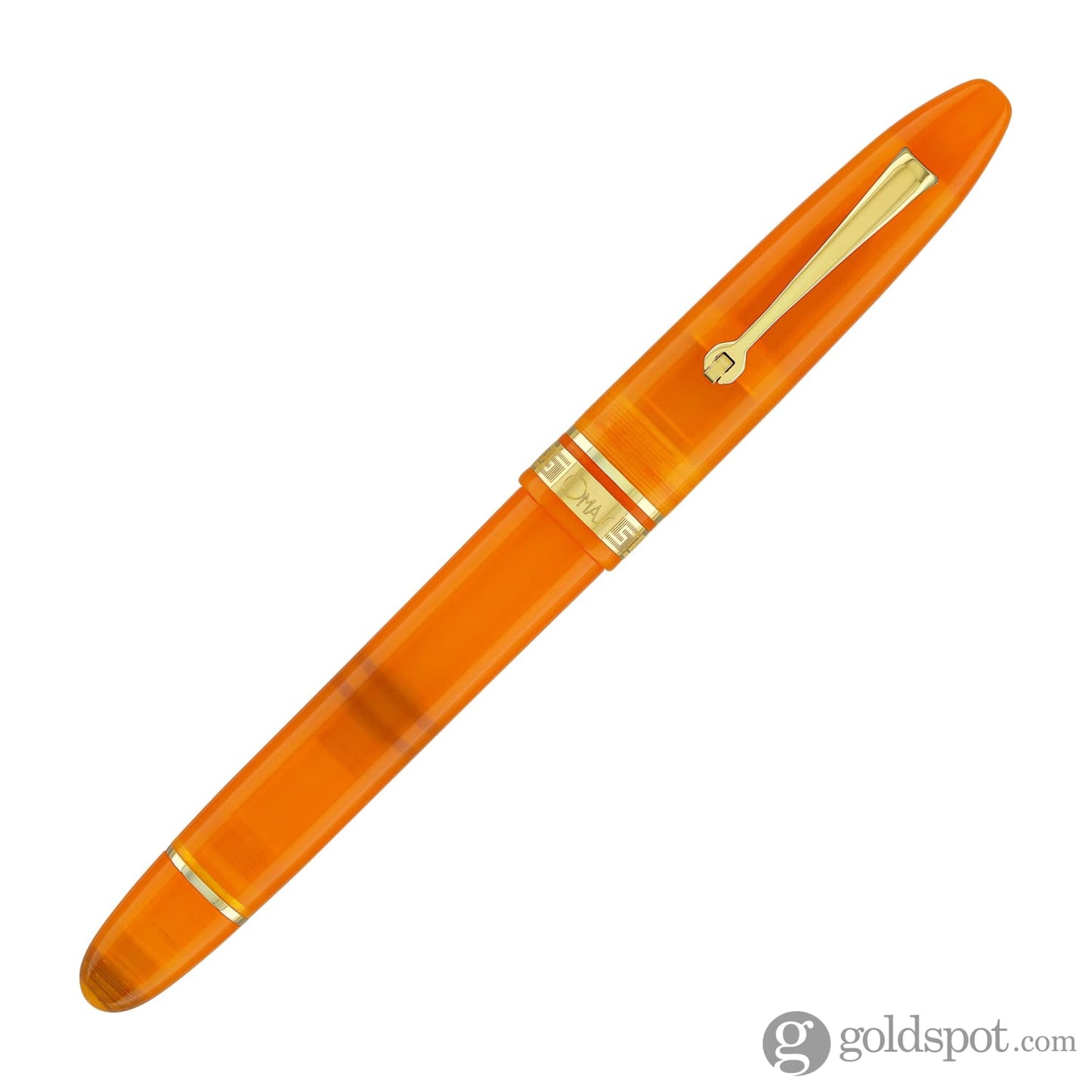 Omas Ogiva Fountain Pen in Arancione with Gold Trim Fountain Pen