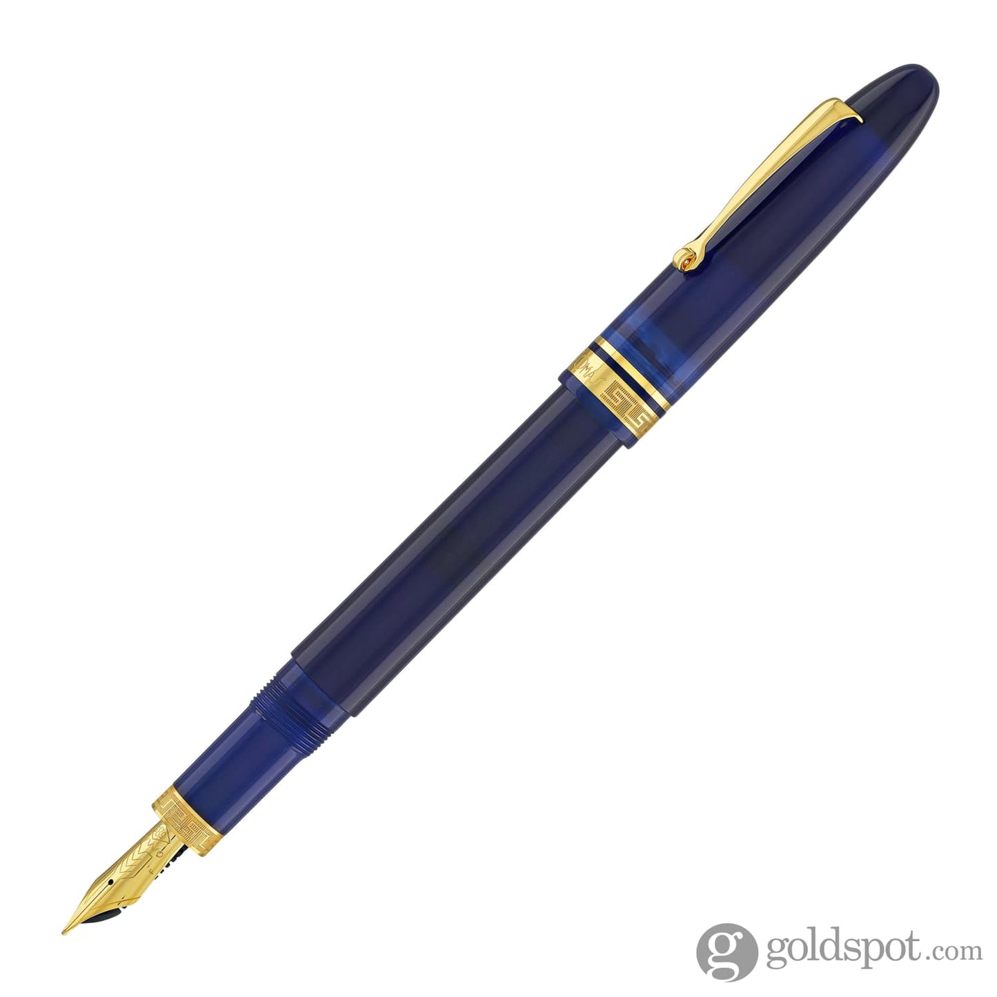 Omas Ogiva Fountain Pen in Blu with Gold Trim Fountain Pen