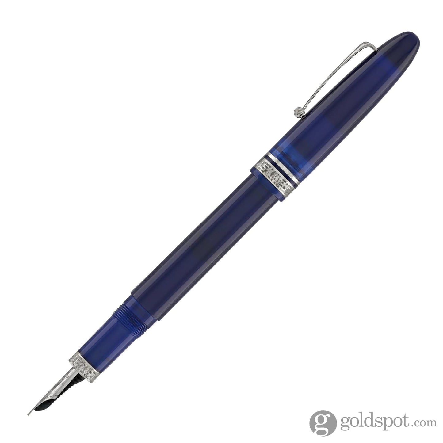 Omas Ogiva Fountain Pen in Blu with Silver Trim Fountain Pen