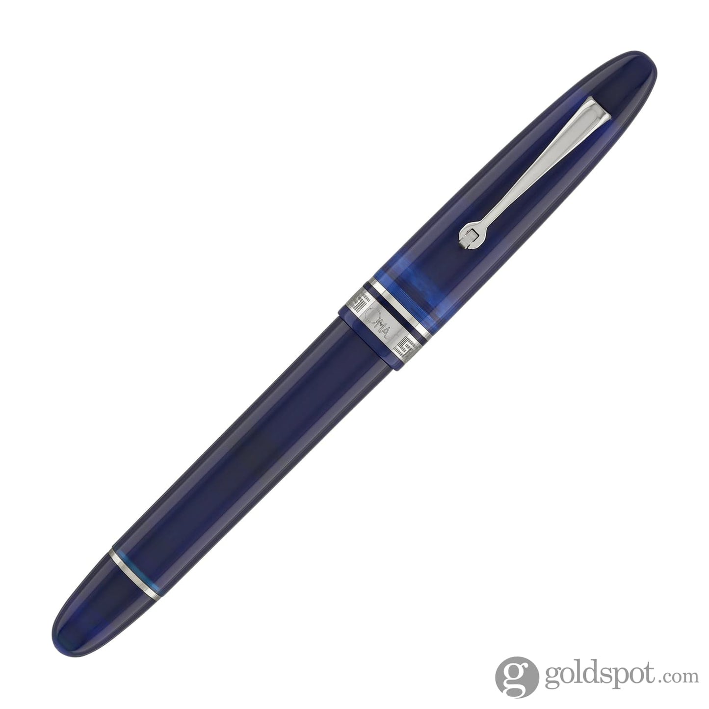 Omas Ogiva Fountain Pen in Blu with Silver Trim Fountain Pen