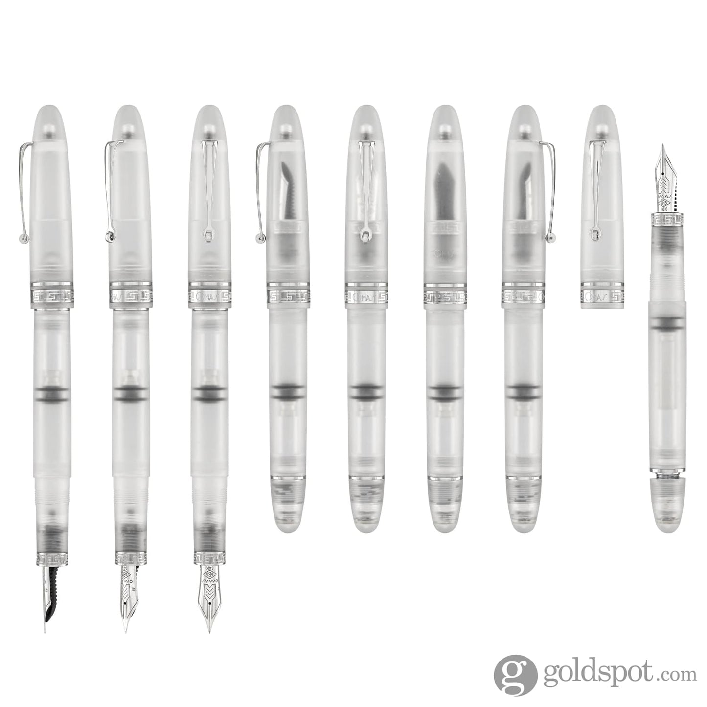 Omas Ogiva Fountain Pen in Frosted Demonstrator