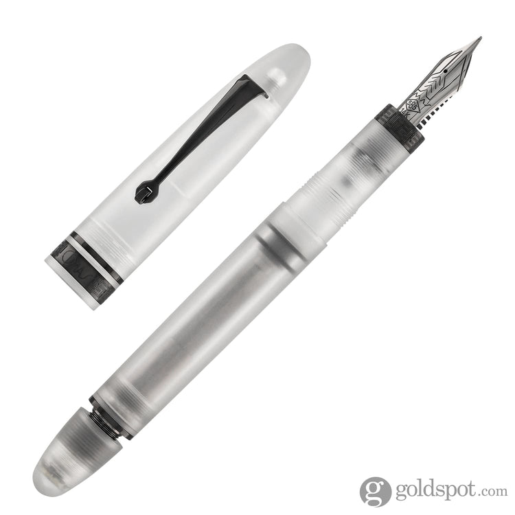 Omas Ogiva Fountain Pen in Frosted Demonstrator Medium / Black