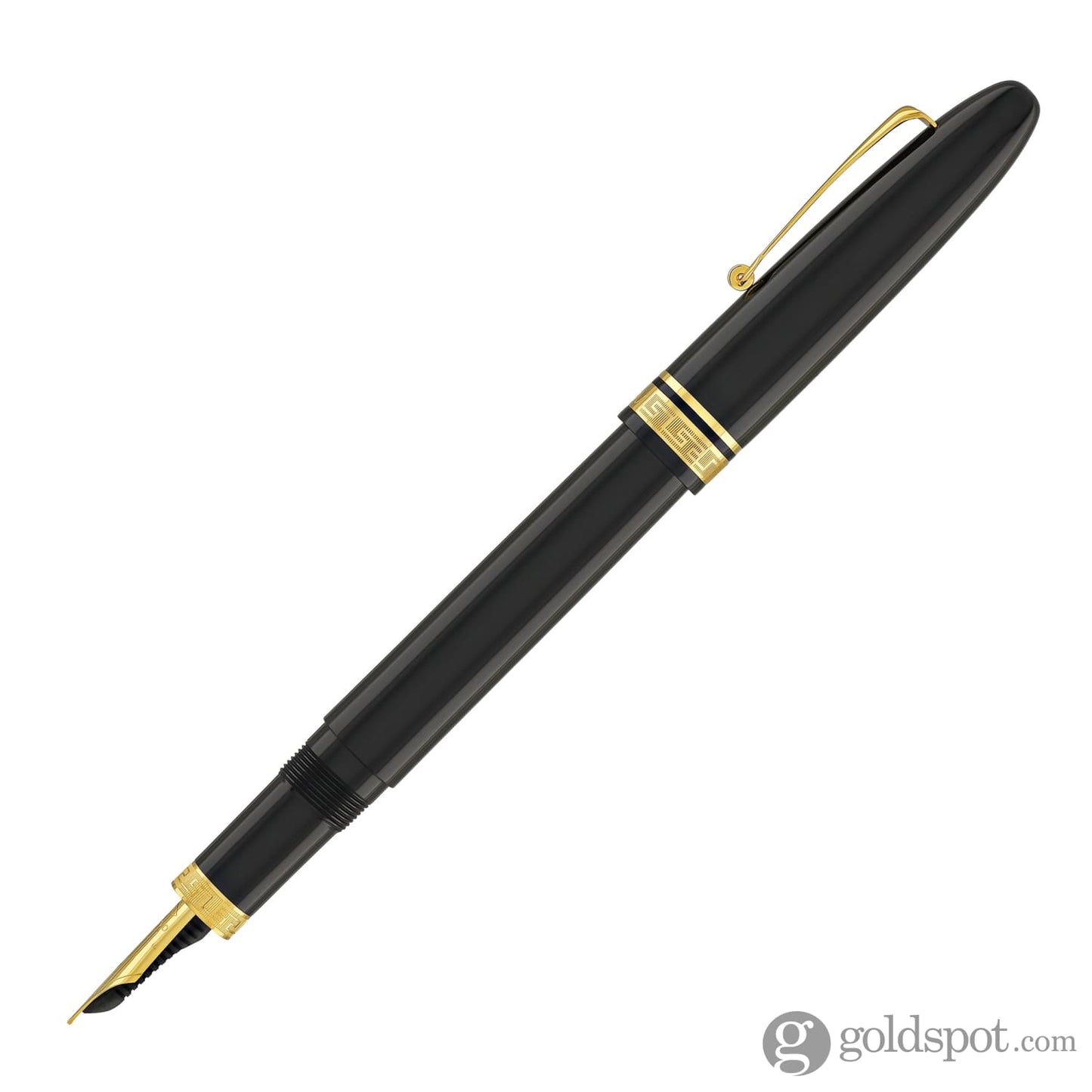 Omas Ogiva Fountain Pen in Nera with Gold Trim Fountain Pen