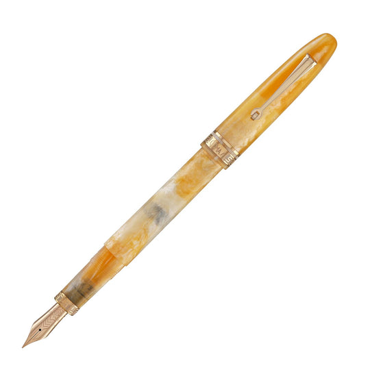 Omas Ogiva Fountain Pen in Peach Bellini with Rose Gold Trim