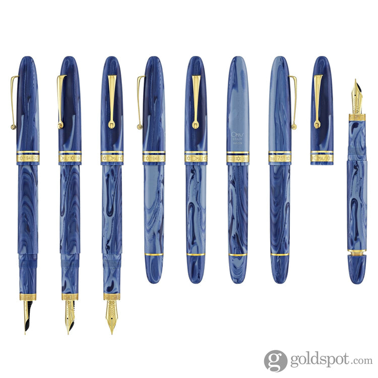 Omas Ogiva Israel Limited Edition Fountain Pen with Gold Trim Fountain Pen