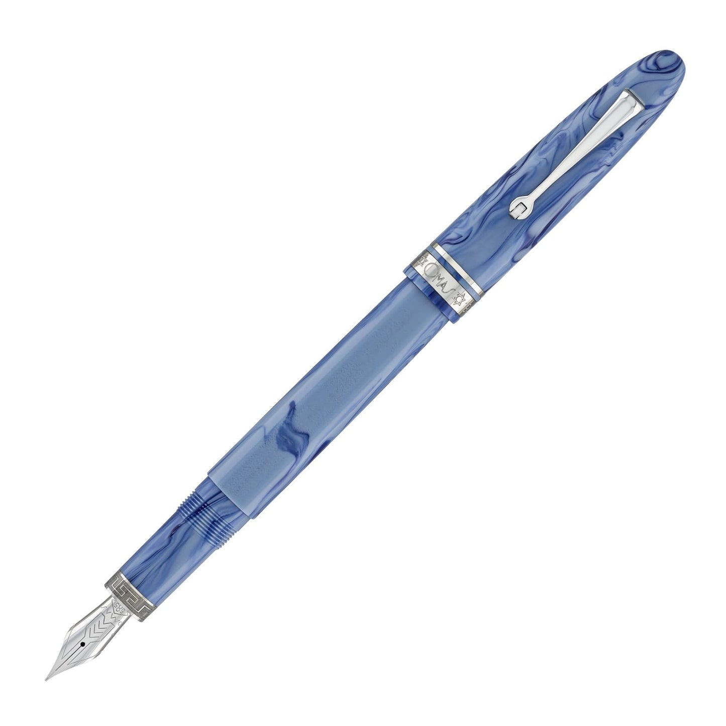 Omas Ogiva Israel Limited Edition Fountain Pen with Silver Trim Fountain Pen