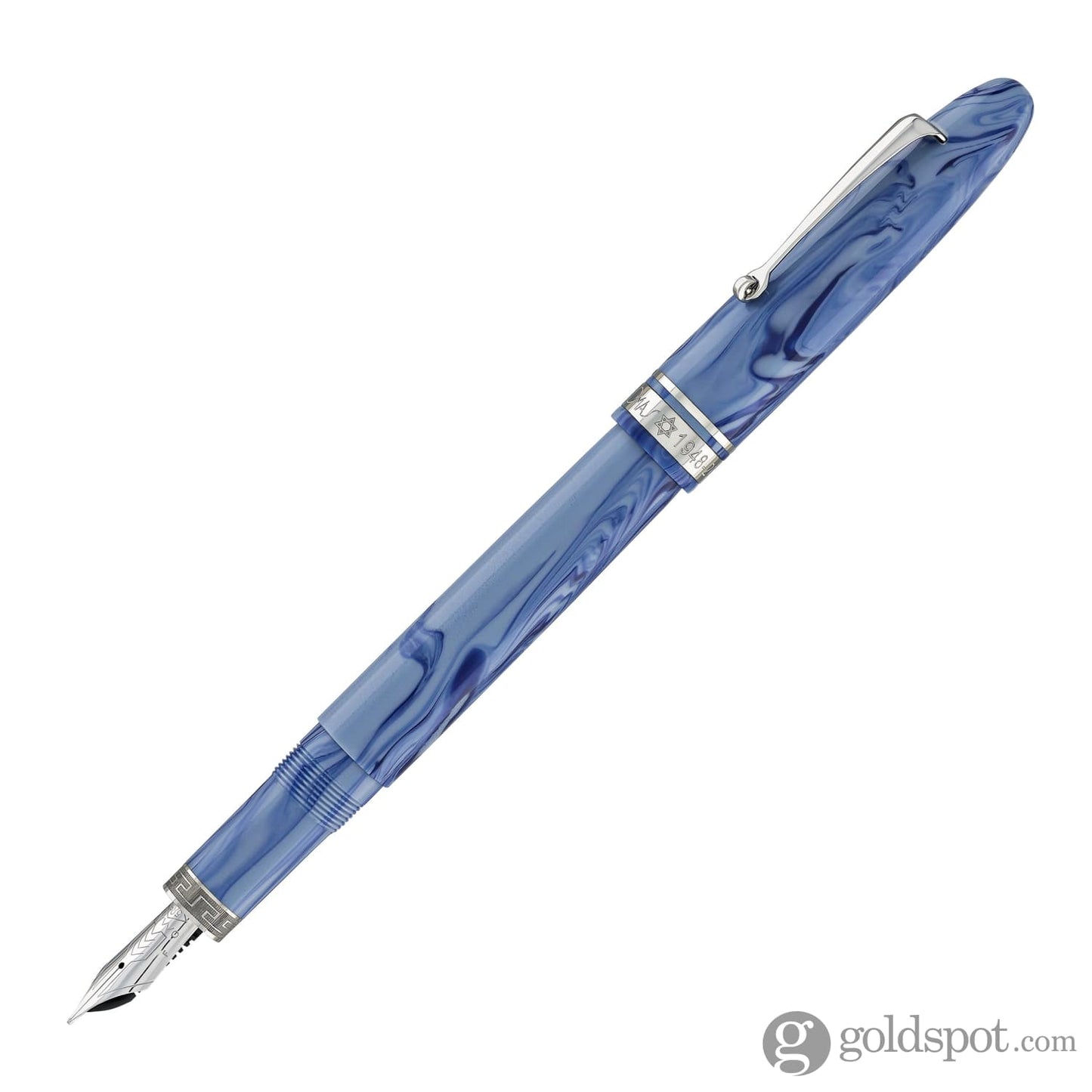 Omas Ogiva Israel Limited Edition Fountain Pen with Silver Trim Fountain Pen