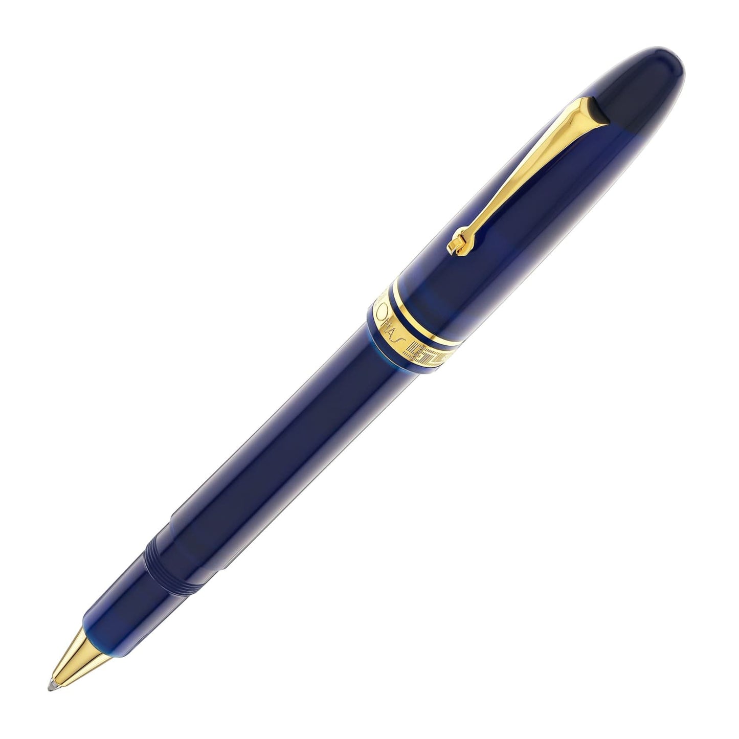 Omas Ogiva Rollerball Pen in Blu with Gold Trim Rollerball Pen