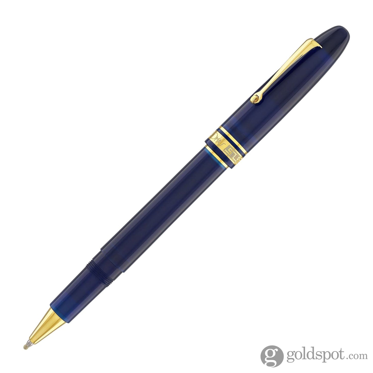 Omas Ogiva Rollerball Pen in Blu with Gold Trim Rollerball Pen