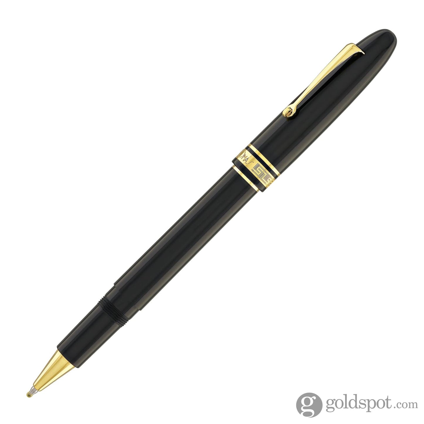 Omas Ogiva Rollerball Pen in Nera with Gold Trim Rollerball Pen
