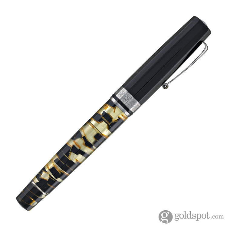 Omas Paragon Fountain Pen in Black Lucens with Black Trim Fountain Pen