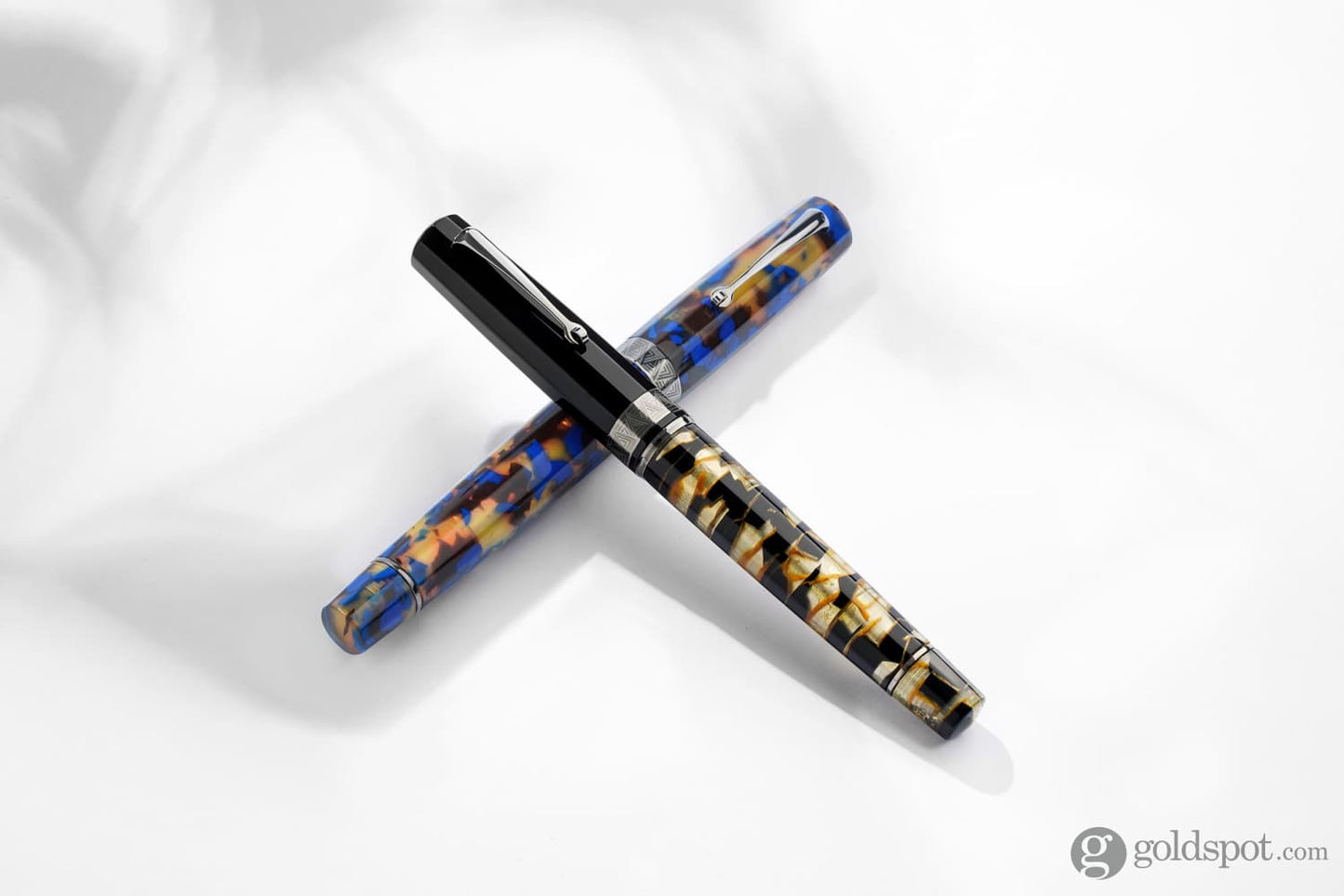 Omas Paragon Fountain Pen in Black Lucens with Black Trim Fountain Pen