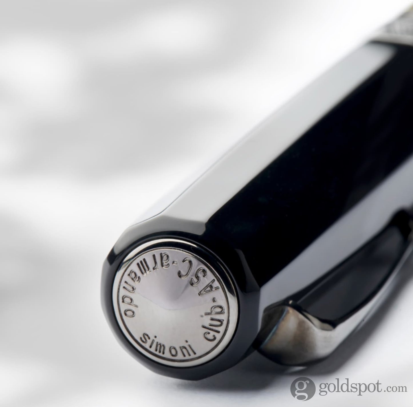 Omas Paragon Fountain Pen in Black Lucens with Black Trim Fountain Pen