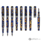 Omas Paragon Fountain Pen in Blue Lucens with Black Trim Fountain Pen