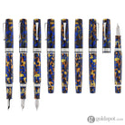 Omas Paragon Fountain Pen in Blue Lucens with Silver Trim Fountain Pen