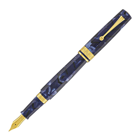 Omas Paragon Fountain Pen in Blue Royale with Gold Trim