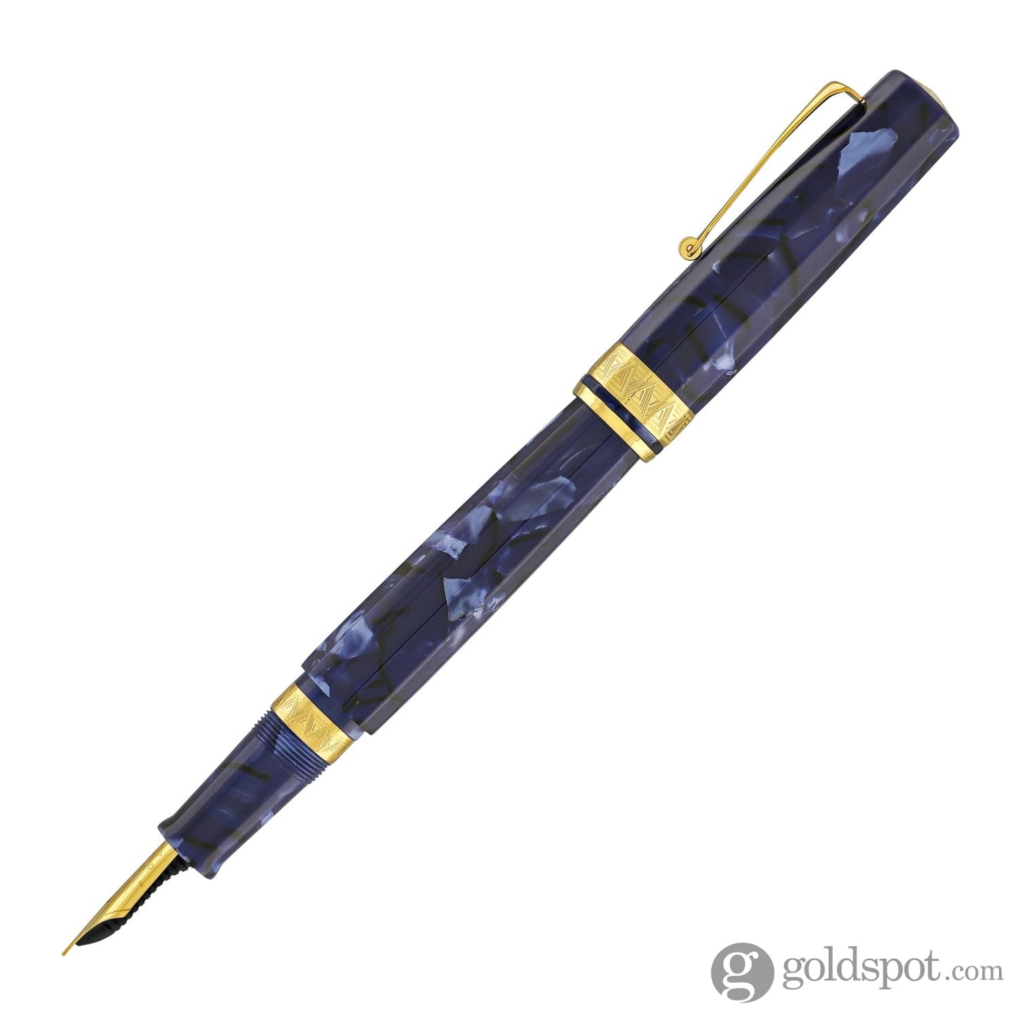 Omas Paragon Fountain Pen in Blue Royale with Gold Trim Fountain Pen