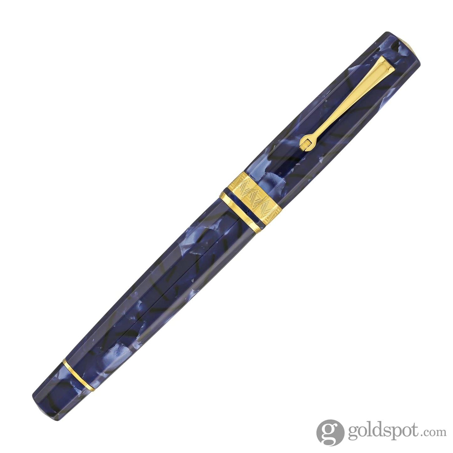 Omas Paragon Fountain Pen in Blue Royale with Gold Trim Fountain Pen