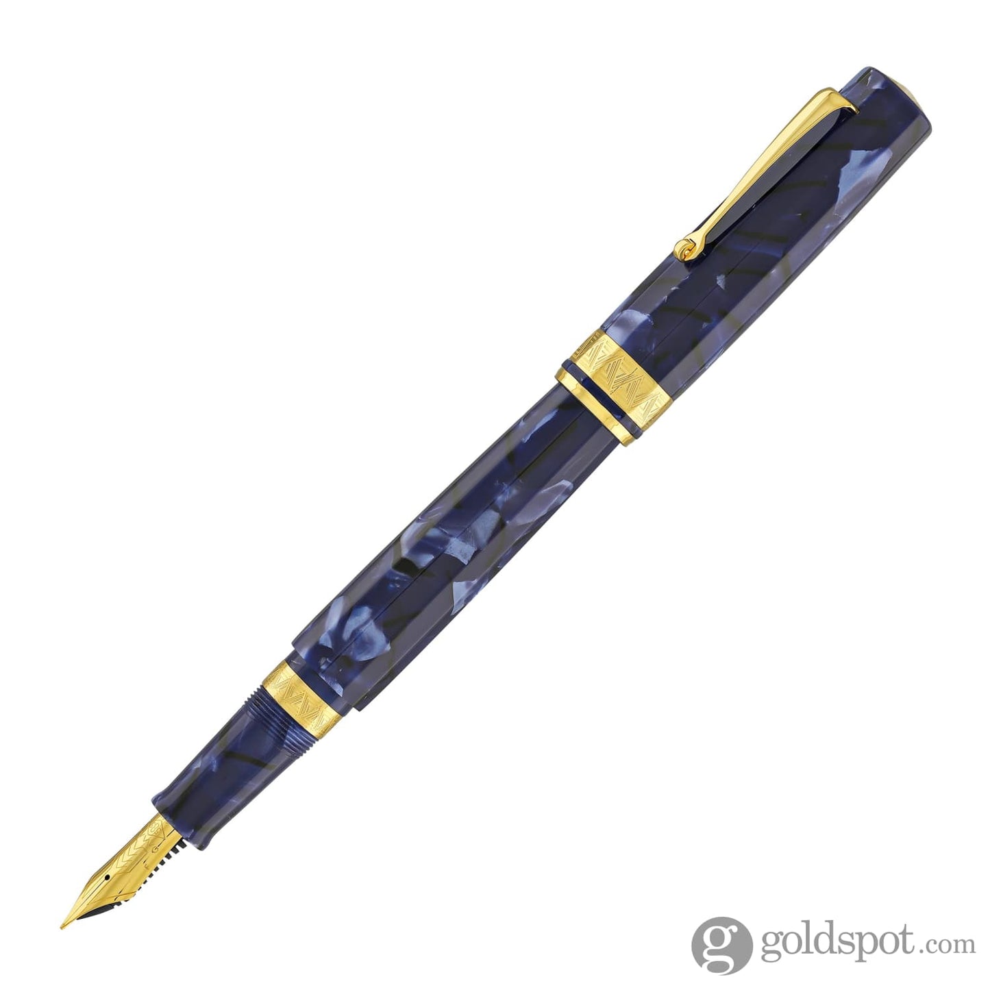 Omas Paragon Fountain Pen in Blue Royale with Gold Trim Fountain Pen