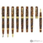 Omas Paragon Fountain Pen in Blue Saffron with Gold Trim Fountain Pen