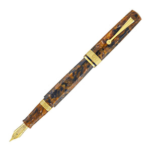 Omas Paragon Fountain Pen in Blue Saffron with Gold Trim Fountain Pen