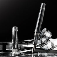 Omas Paragon Fountain Pen in Grigio Perla with Ruthenium Trim