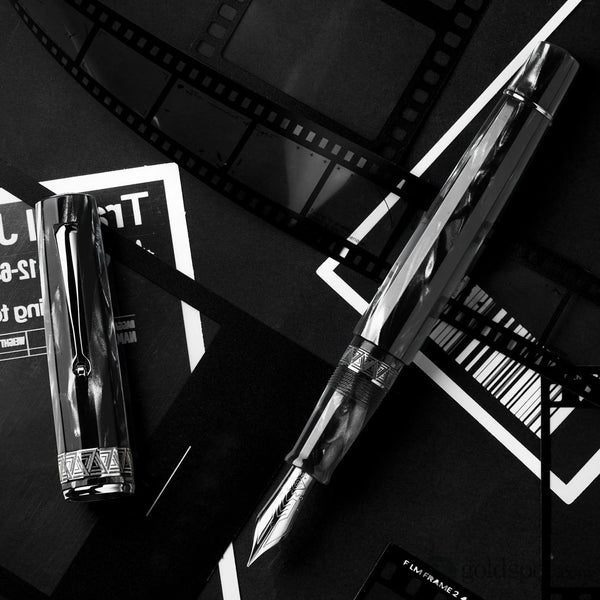 Omas Paragon Fountain Pen in Grigio Perla with Ruthenium Trim Fountain Pen