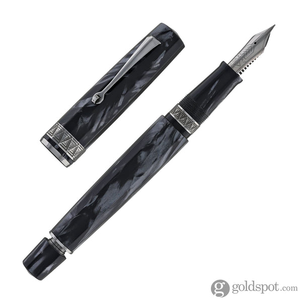 Omas Paragon Fountain Pen in Grigio Perla with Ruthenium Trim Fountain Pen