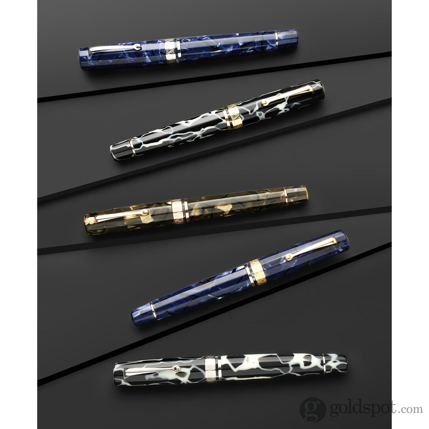 Omas Paragon Fountain Pen in Saft Green with Rose Gold Trim Fountain Pen