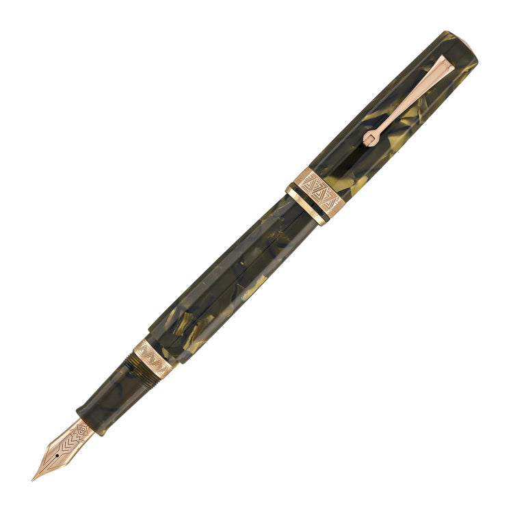 Omas Paragon Fountain Pen in Saft Green with Rose Gold Trim Fountain Pen