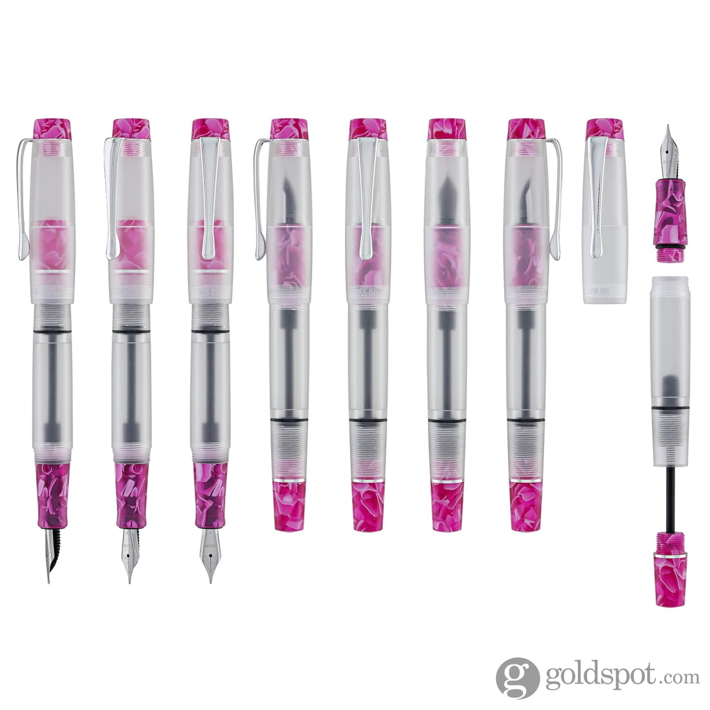 Opus 88 2025 Koloro Fountain Pen in Hot Pink Fountain Pen