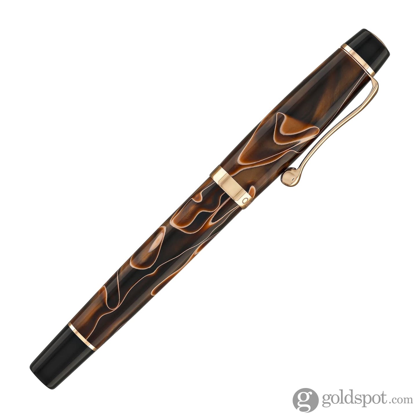 Opus 88 Harmony Fountain Pen in Brown with Rose Gold Fountain Pen