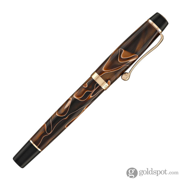 Opus 88 Harmony Fountain Pen in Brown with Rose Gold Fountain Pen