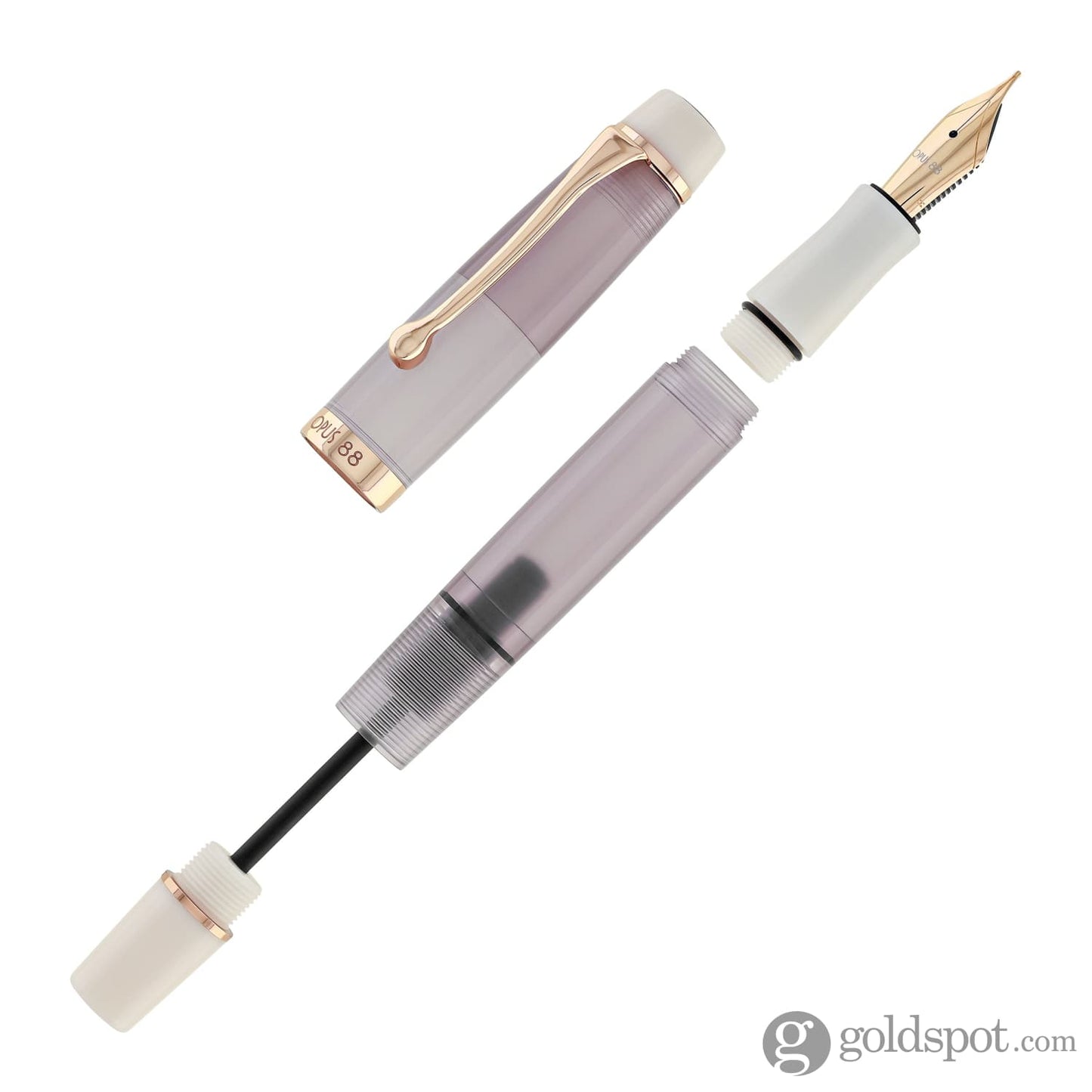 Opus 88 Harmony Fountain Pen in Mocha Mousse with Rose Gold Fountain Pen