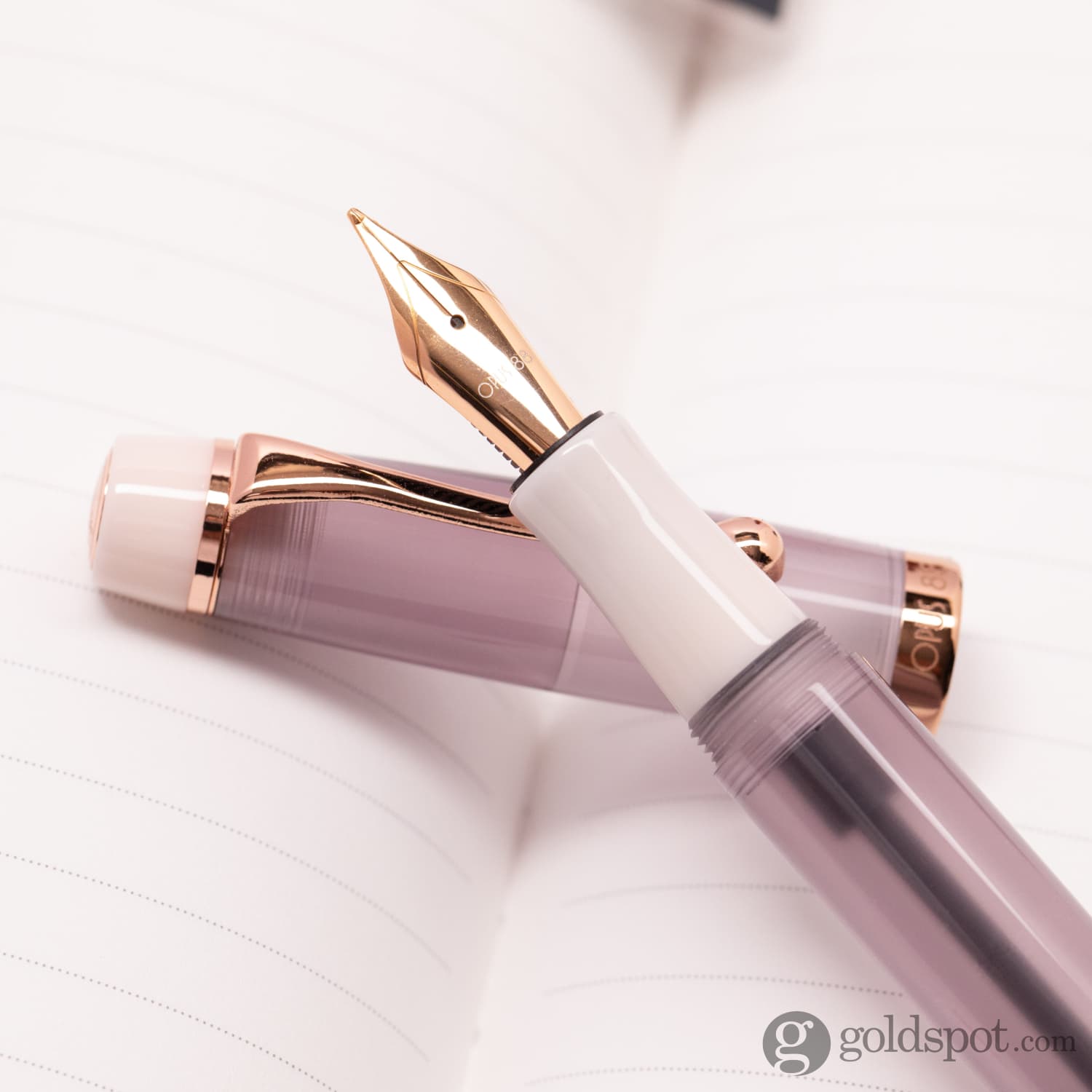 Opus 88 Harmony Fountain Pen in Mocha Mousse with Rose Gold