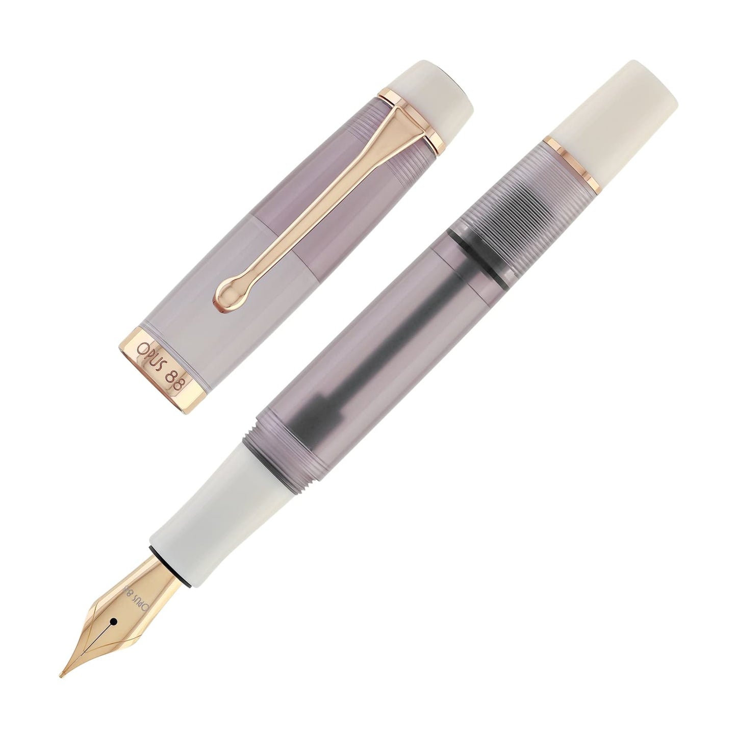 Opus 88 Harmony Fountain Pen in Mocha Mousse with Rose Gold Fountain Pen