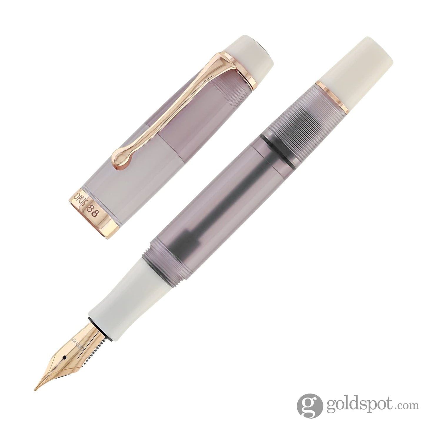 Opus 88 Harmony Fountain Pen in Mocha Mousse with Rose Gold Fountain Pen