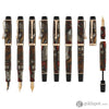 Opus 88 Harmony Fountain Pen in Red Grey Marble with Rose Gold Fountain Pen