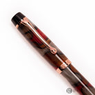 Opus 88 Harmony Fountain Pen in Red Grey Marble with Rose Gold Fountain Pen