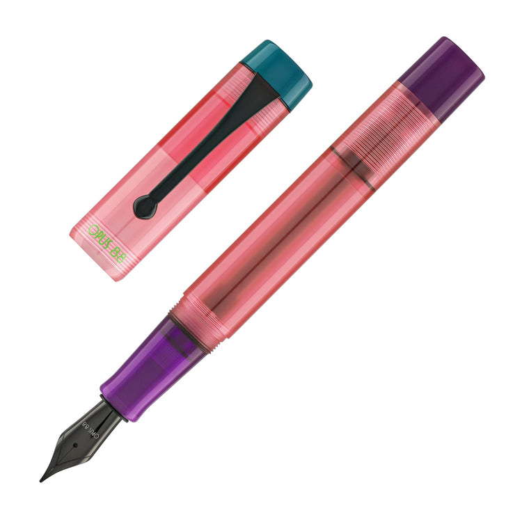 Opus 88 Koloro Demonstrator Fountain Pen in Pink PVD 2024 Fountain Pen