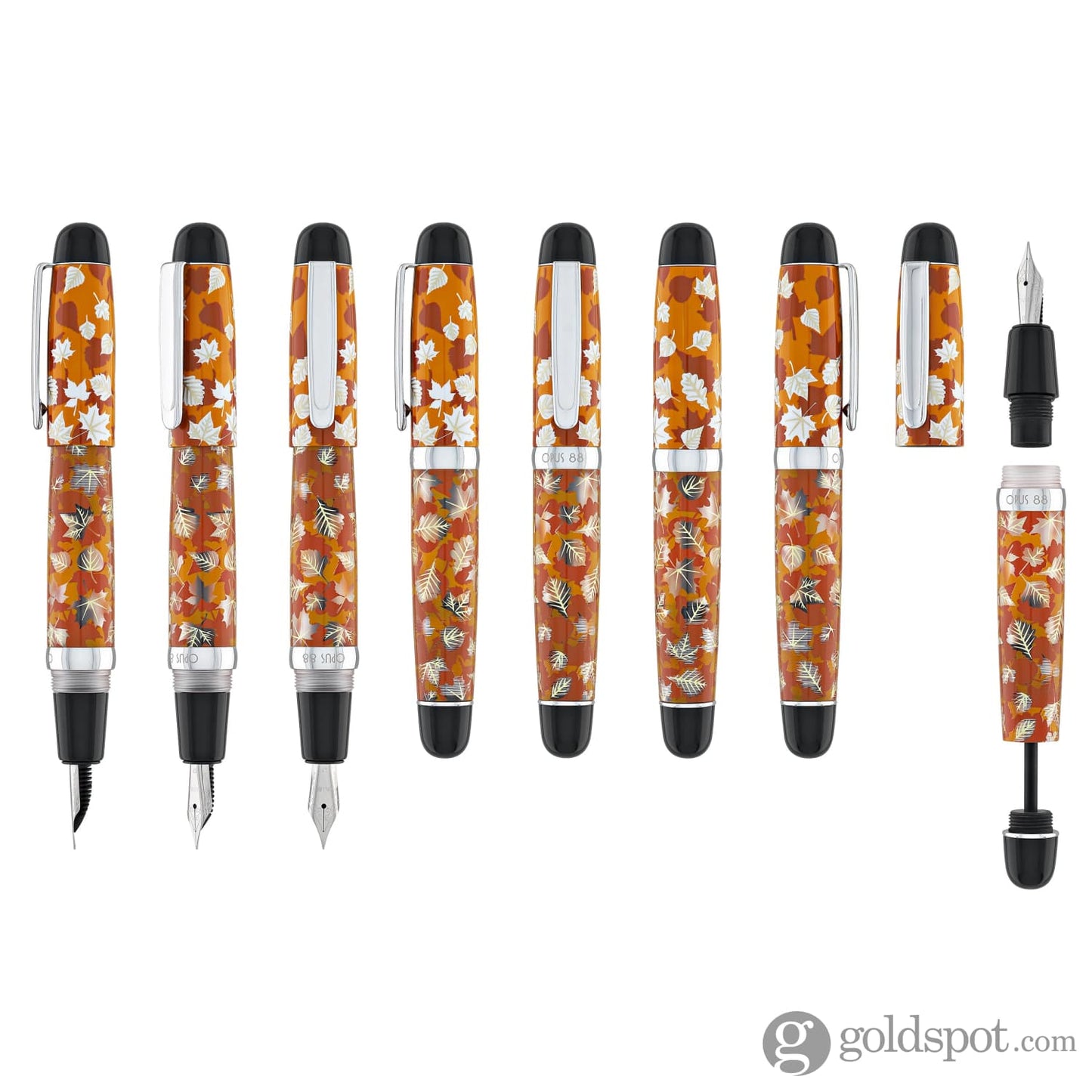 Opus 88 Mini Fountain Pen in Fall Leaves Fountain Pen