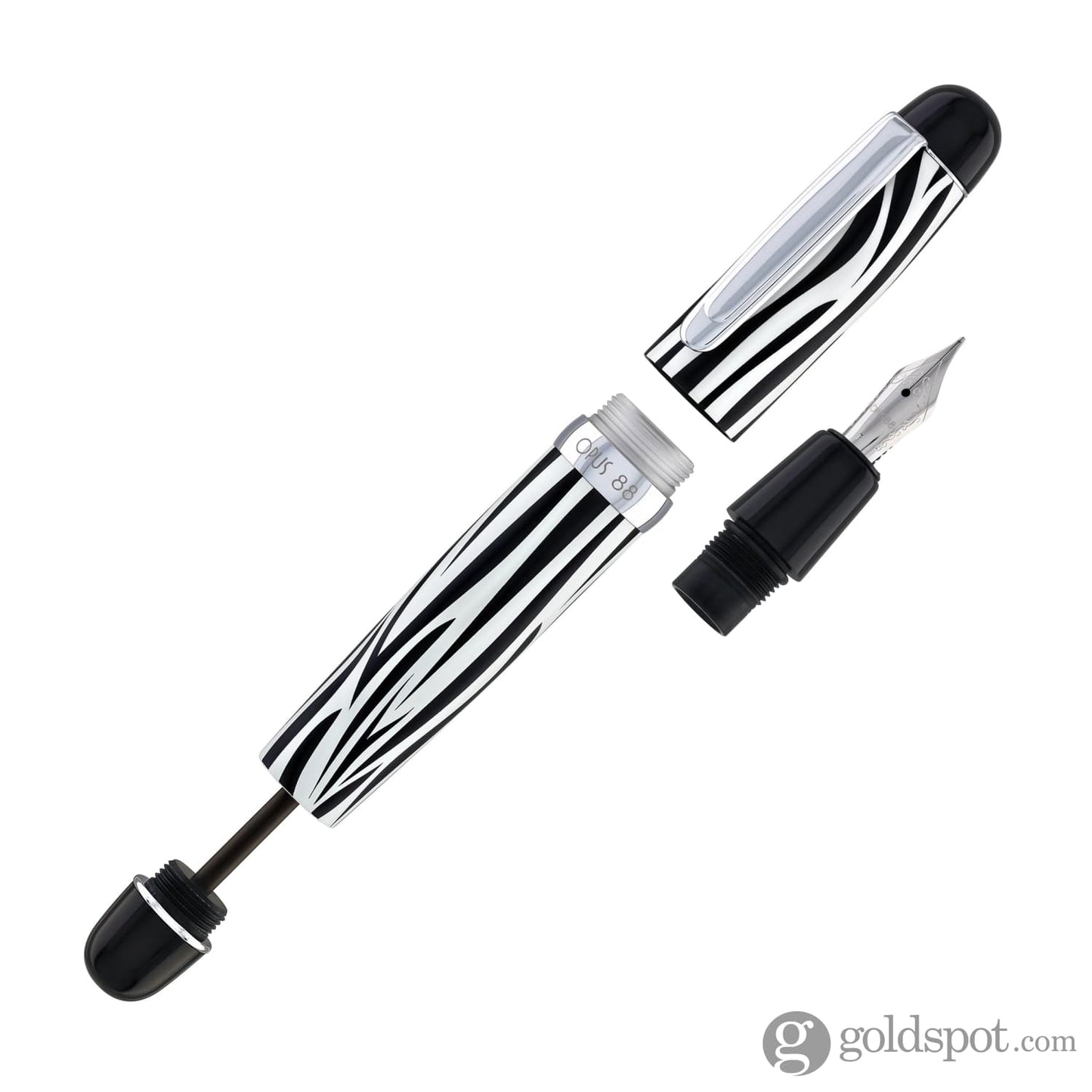 Opus 88 Mini Fountain Pen in Savannah Zebra Fountain Pen