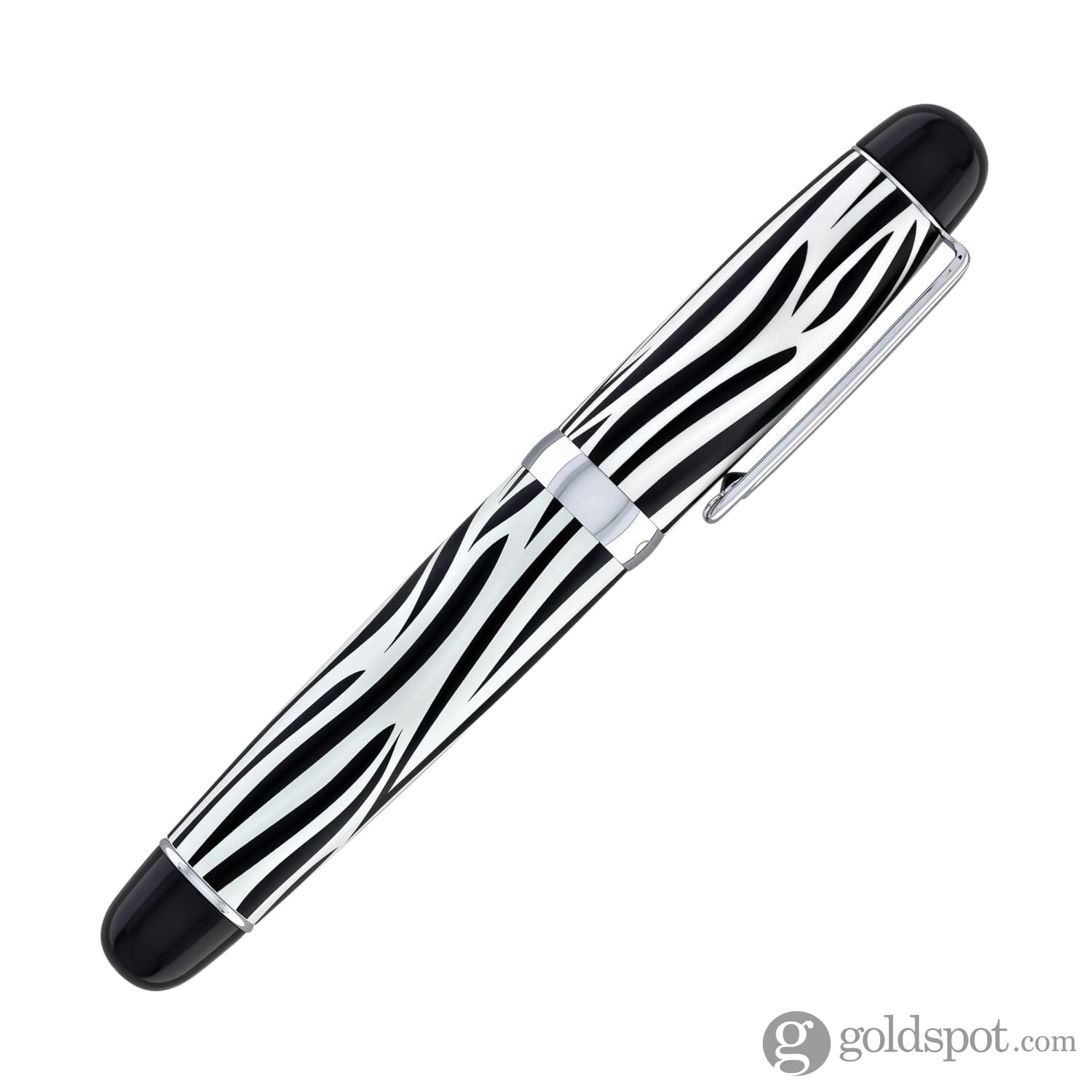 Opus 88 Mini Fountain Pen in Savannah Zebra - Goldspot Pens