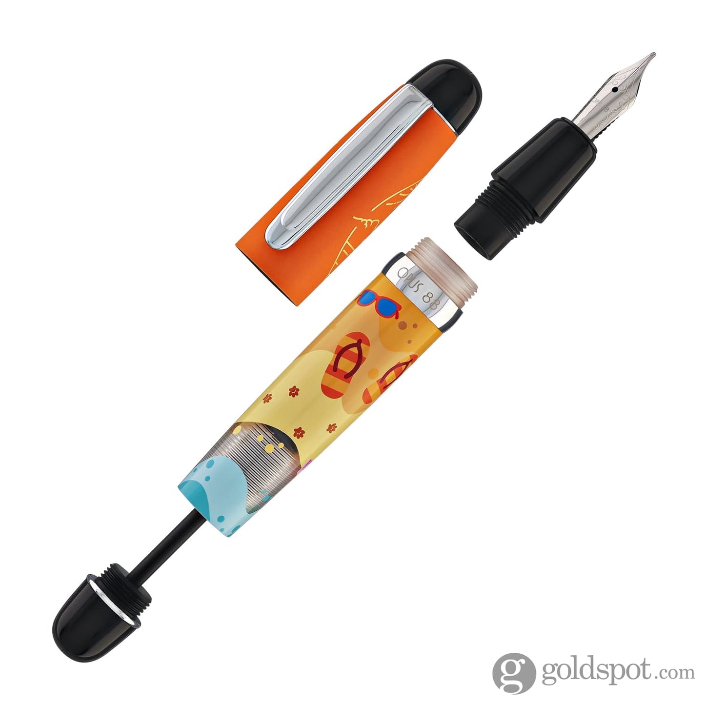 Opus 88 Mini Fountain Pen in Summer Strike Fountain Pen