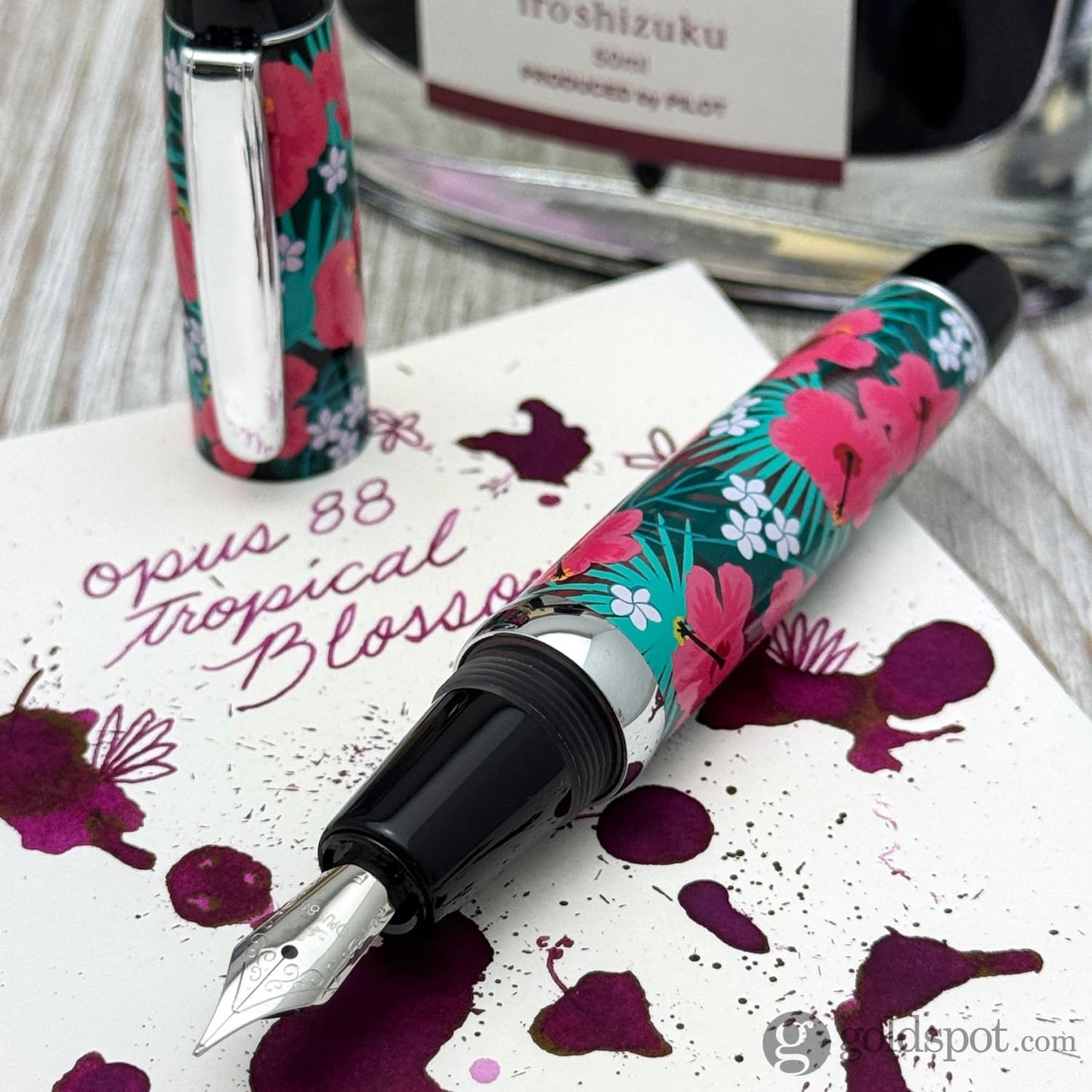 Opus 88 Mini Fountain Pen in Tropical Blossom Fountain Pen