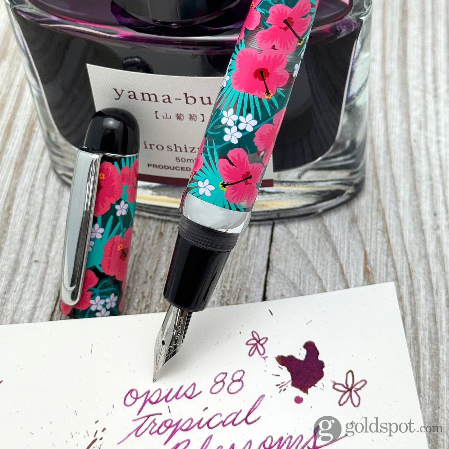 Opus 88 Mini Fountain Pen in Tropical Blossom Fountain Pen