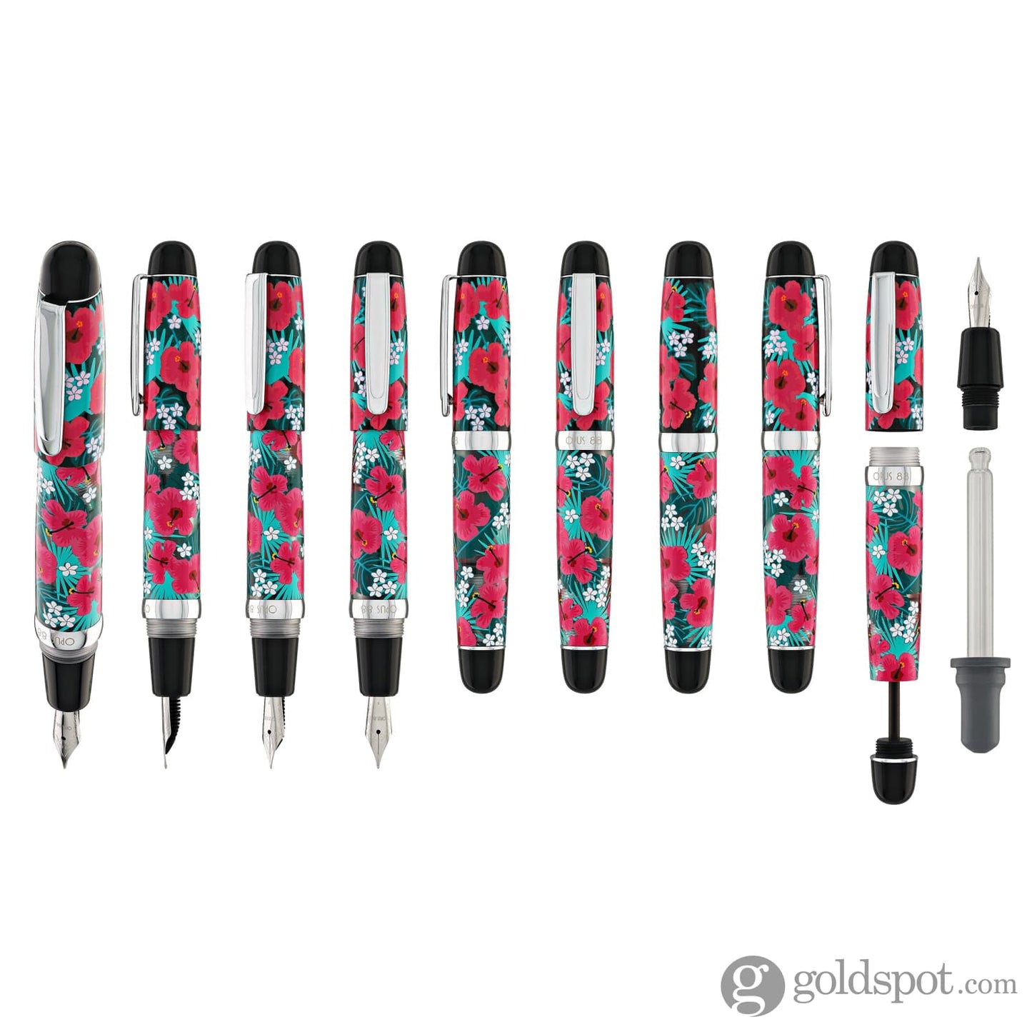 Opus 88 Mini Fountain Pen in Tropical Blossom Fountain Pen