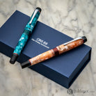 Opus 88 Minty Fountain Pen in Orange Fountain Pen