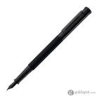 Otto Hutt Design 04 Fountain Pen in Black with Checkered Guilloche Cap PVD Fountain Pen
